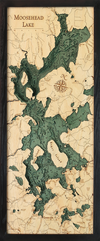 WoodChart of Moosehead Lake, Maine