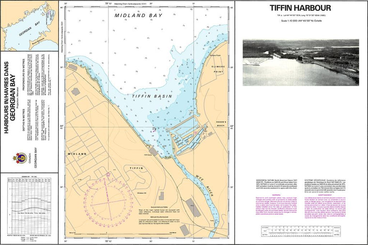 CHS Chart 2222: Tiffin Harbour