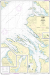 NOAA Chart 17368: Keku Strait - Northern Part, including Saginaw and Security Bays and Port Camden, Kake Inset