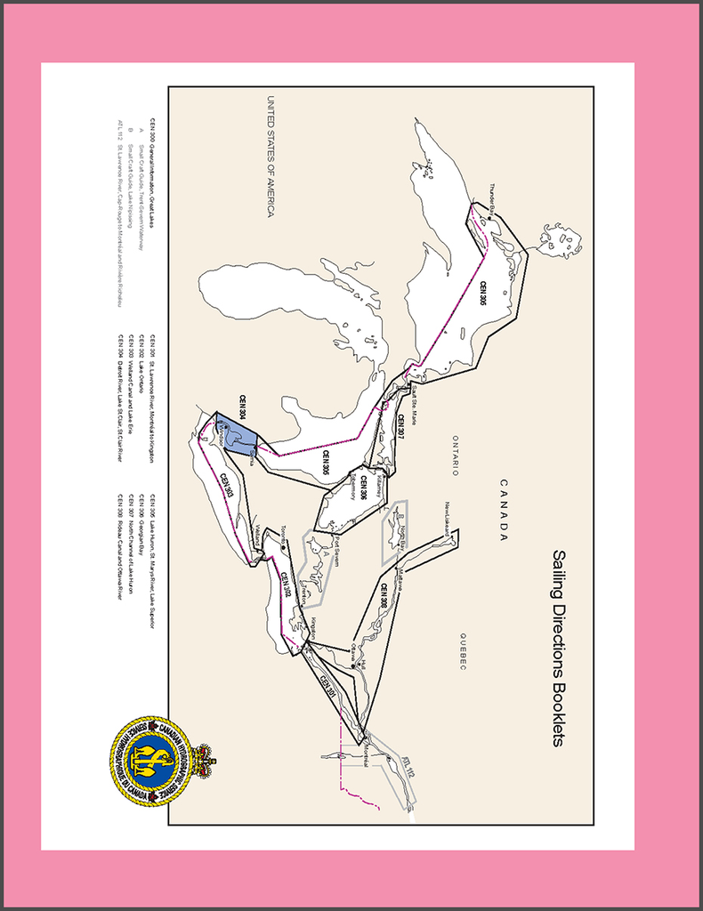 Sailing Directions CEN304E: Detroit River, Lake St.Clair, St.Clair River