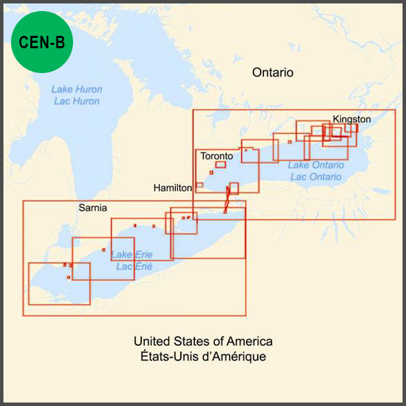 CEN-B ENC Collection: Great Lakes, Erie and Ontario