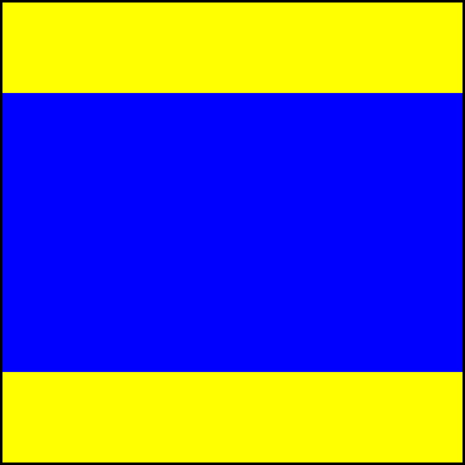 Captain's-Nautical-Supplies-Eder-Flag-International-Code-Of-Signals-Nylon-Marine-Grade-Letter-D-Delta