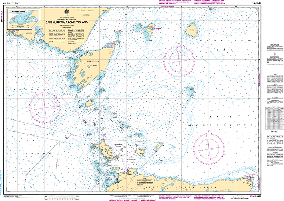 CHS Print-on-Demand Charts Canadian Waters-9997IC: St. Michael Bay to / aux Gray Islands, CHS POD Chart-CHS9997IC