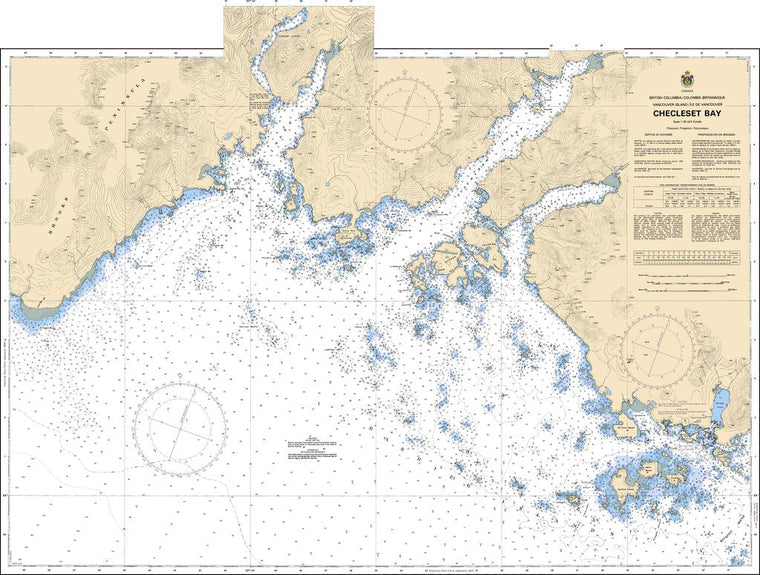 CHS Chart 3683: Checleset Bay