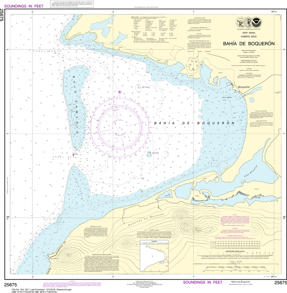 NOAA Chart 25675: Bahia de Boqueron