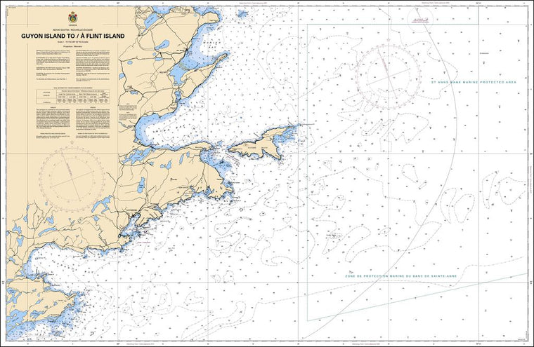 CHS Chart 4375: Guyon Island to / à Flint Island