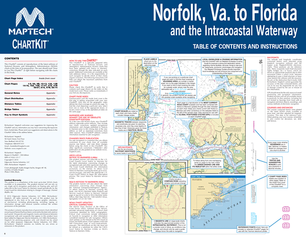 ChartKit Region 6: Norfolk VA To Florida & The Intracoastal Waterway ...