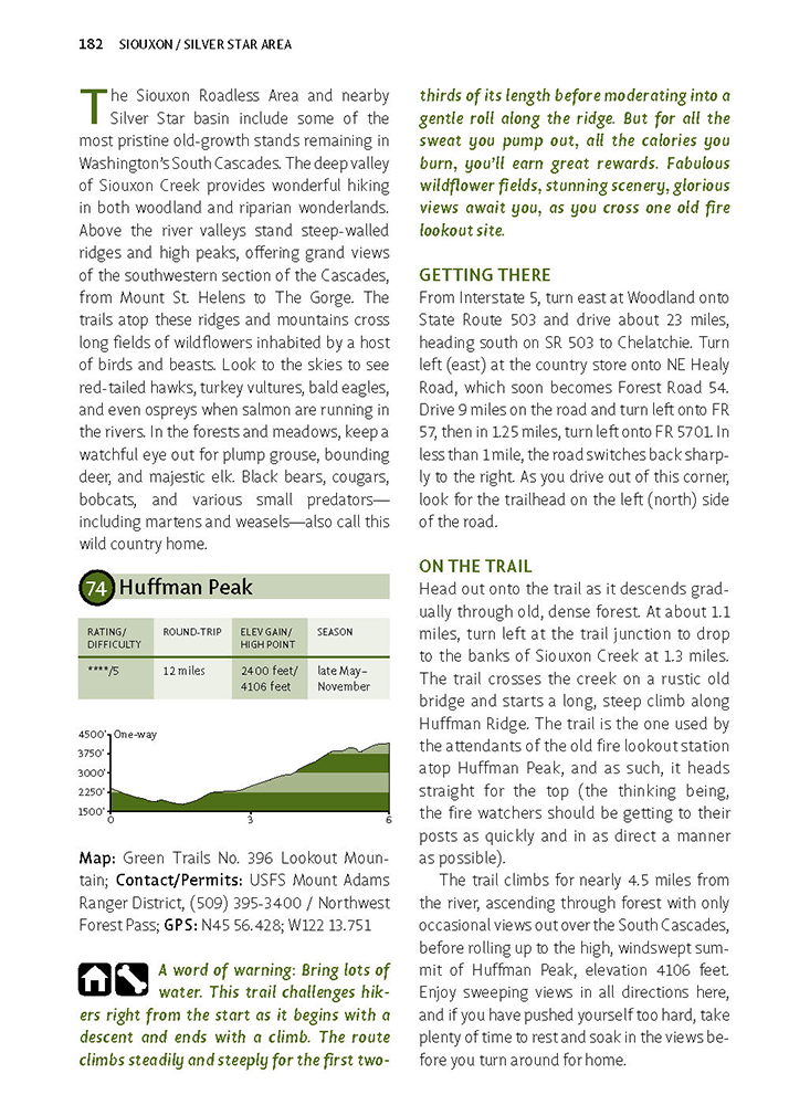 Day Hiking South Cascades