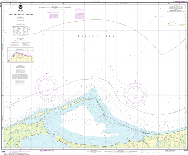 NOAA Chart 16084: Peard Bay and Approaches