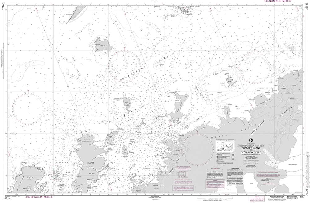 NGA Chart 29121: Brabant Island to Deception Island