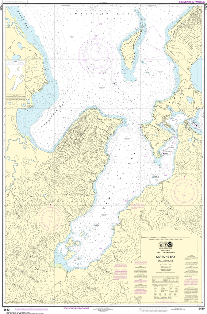 NOAA Chart 16530: Captains Bay