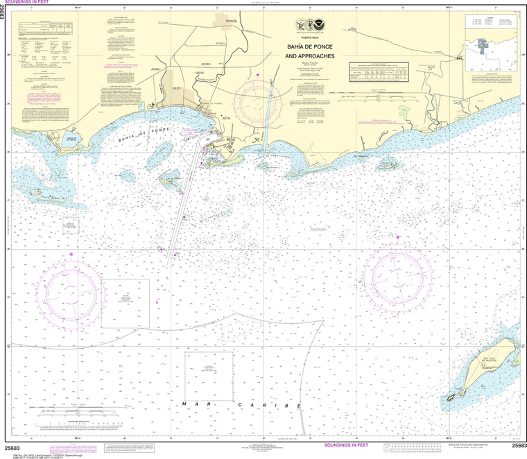 NOAA Chart 25683: Bahia de Ponce and Approaches