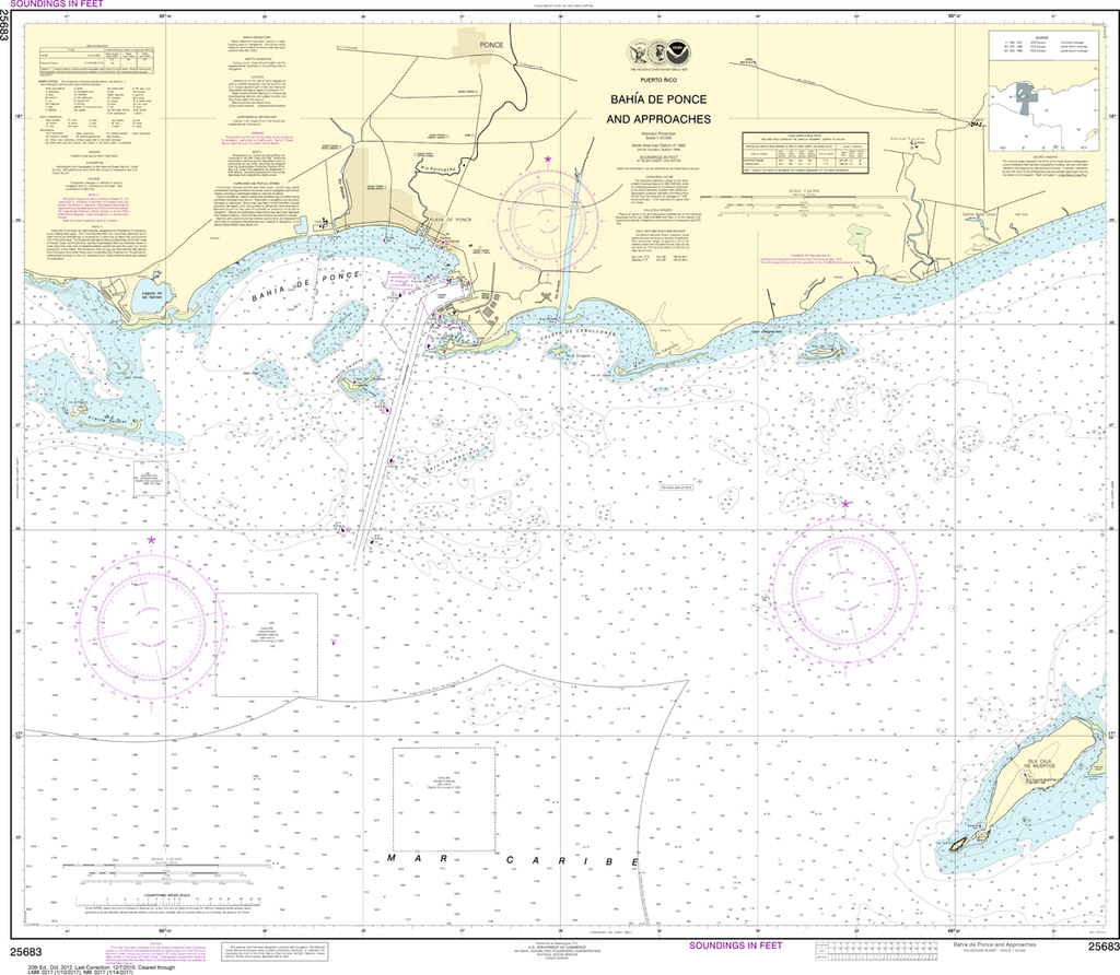 NOAA Chart 25683: Bahia de Ponce and Approaches