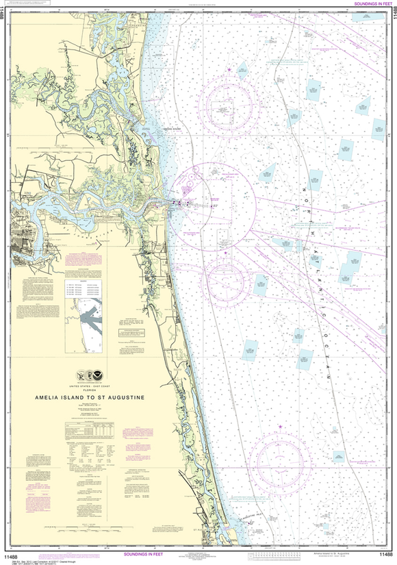 NOAA Charts for the Mid-Atlantic (M5): Jacksonville to Georgetown
