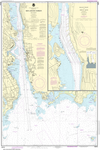 NOAA Chart 13213: New London Harbor and Vicinity, Bailey Point to Smith Cove