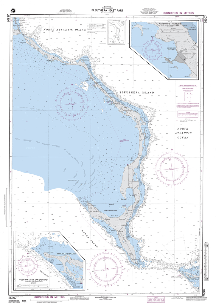 NGA Chart 26307: Eleuthera-East Part