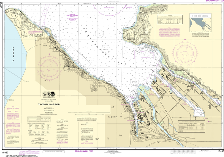 NOAA Chart 18453: Tacoma Harbor