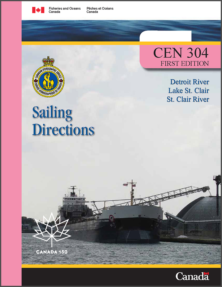 Sailing Directions CEN304E: Detroit River, Lake St.Clair, St.Clair River