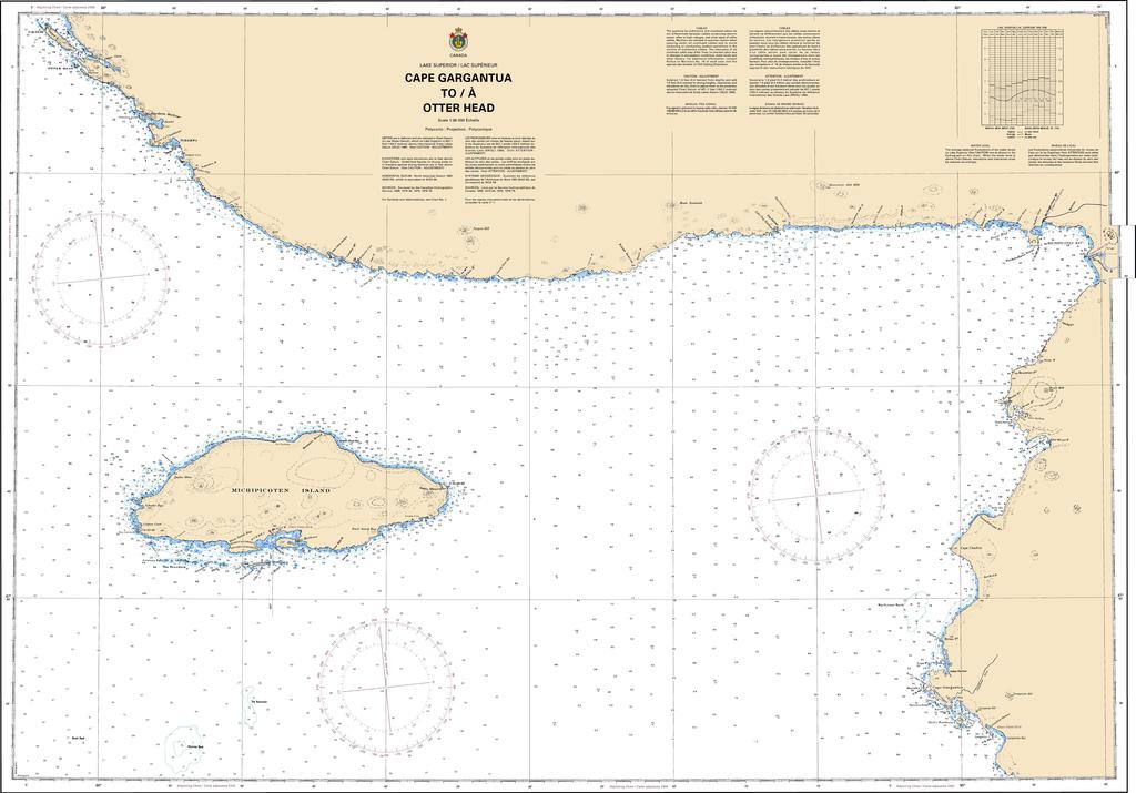 CHS Chart 2309: Cape Gargantua to/à Otter Head