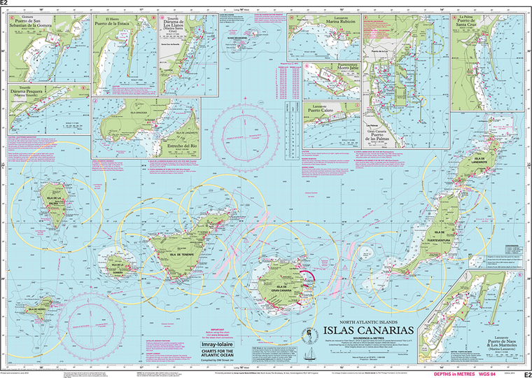 Imray Chart E2: Islas Canarias