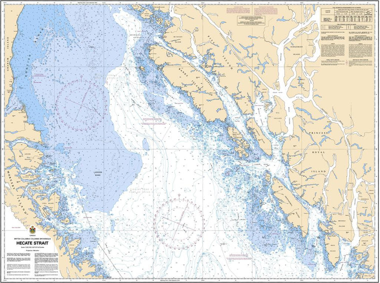 CHS Chart 3902: Hecate Strait