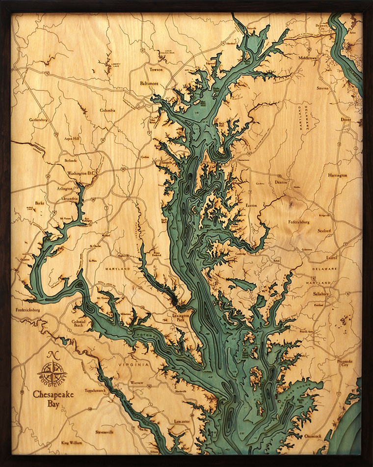 WoodChart of Chesapeake Bay