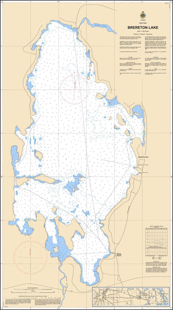 CHS Chart 6209: Brereton Lake