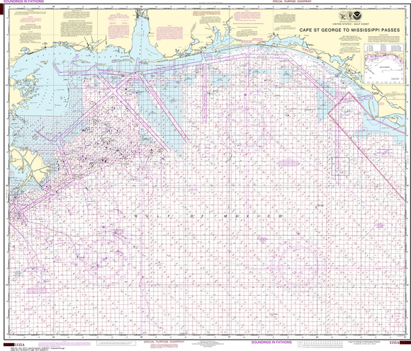NOAA Charts for the Gulf Coast & Caribbean (GC4): Mobile Bay to Apalachicola Bay