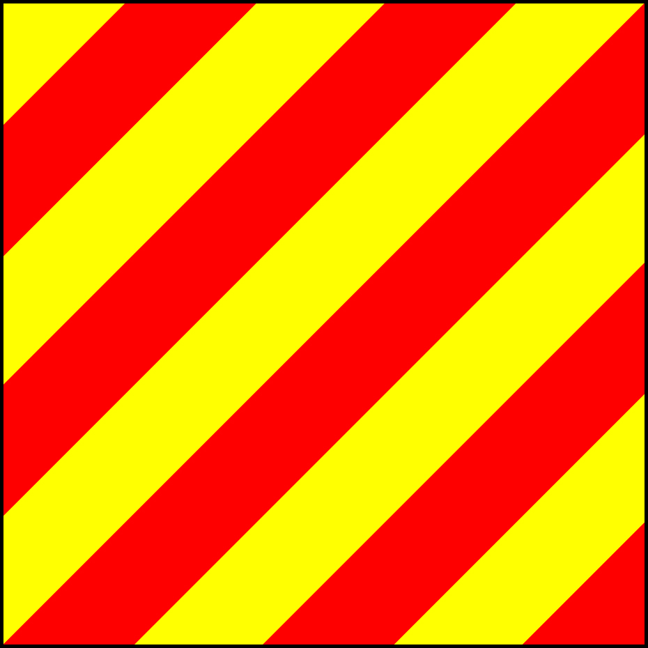 Captain's-Nautical-Supplies-Eder-Flag-International-Code-Of-Signals-Nylon-Marine-Grade-Letter-Y-Yankee
