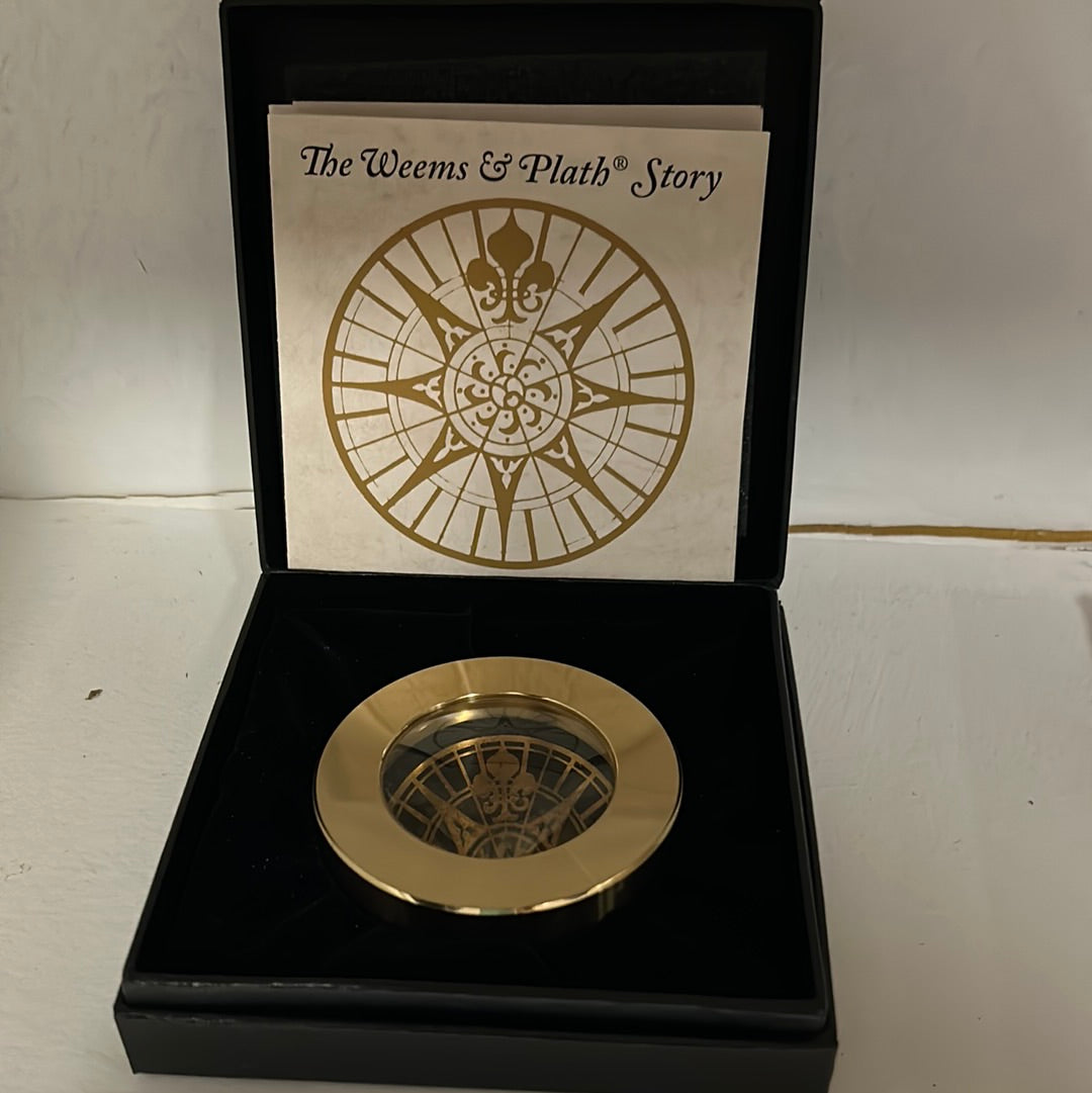 Brass Magnifier Chart Weight - Captain's Nautical Books & Charts